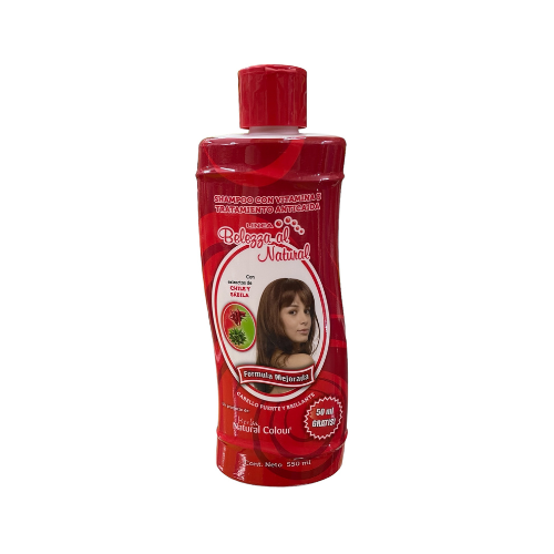 Shampoo con vitamina E y tratamiento anticaida